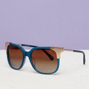 Diane Von Furstenberg Roxanne Sunglasses  - Blue